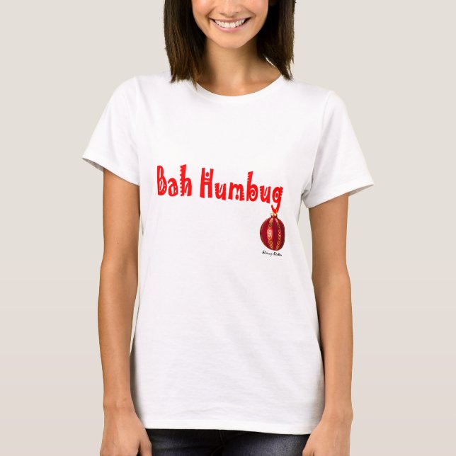 Bah Humbug Holiday T-shirt (Frente)