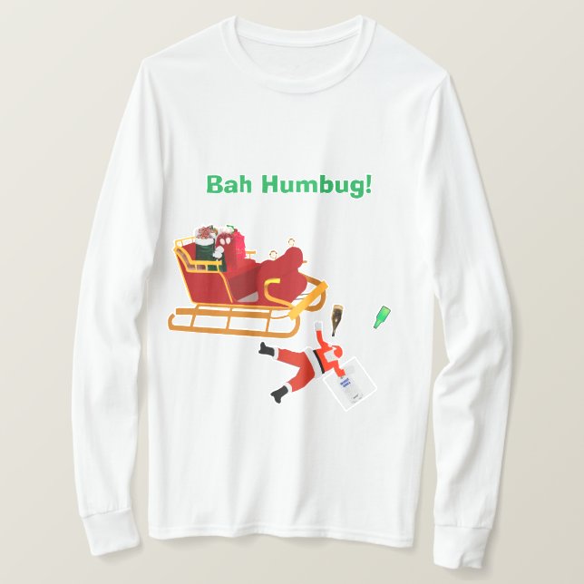 Bah Humbug Season T-Shirt (Frente do Design)