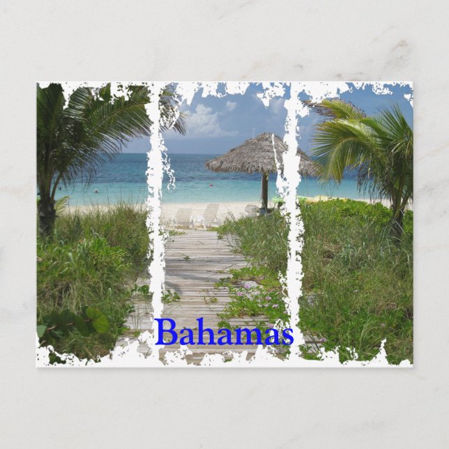 Bahamas afligidas 3 cartão postal (Frente)
