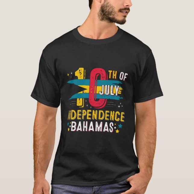 Bahamas Dia da Independência Camisa Bahamas 50º Ce (Frente)