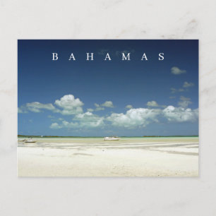 Bahamas Harbour mar e céu veem cartão postal