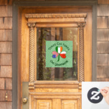 Bahrain Ireland USA Shamrock Flag Personalizado