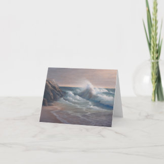 Baía da adega - cartão de nota