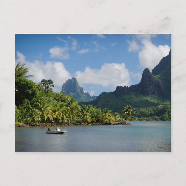 Baía de Cook, cartão postal de Moorea (Frente)