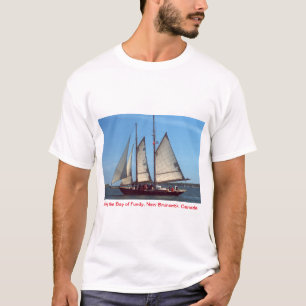 Baía de Fundy, t-shirt de Novo Brunswick, Canadá