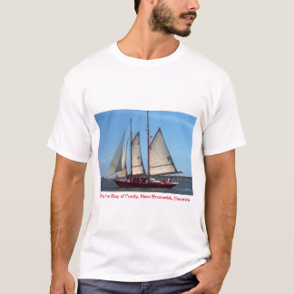 Baía de Fundy, t-shirt de Novo Brunswick, Canadá