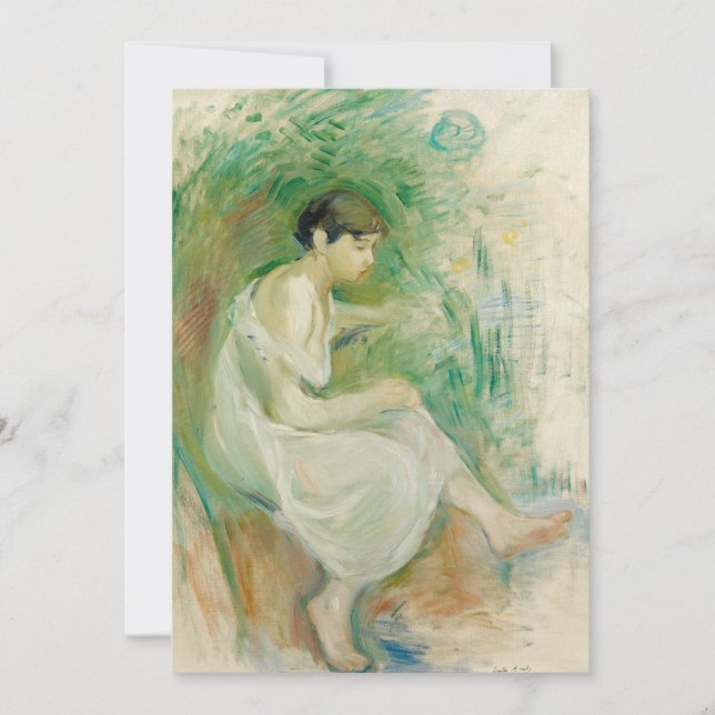 Baigneuse en Chemise | Berthe Morisot (Frente)