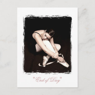 Bailarina Adormecida ao Fim do Dia Cartão Postal B