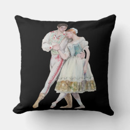 Bailarina de Aquarela   Almofada Decorativa