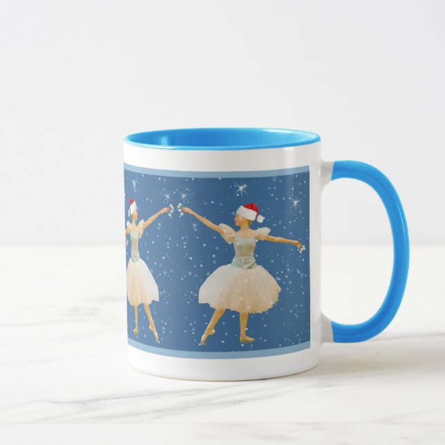 Bailarina do Natal com caneca dos Castanets (Direita)