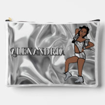 Bailarina Majorette Personalizada Líquido Prata #1