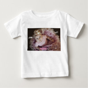 Bailarina Rosa Menina Bebê - Camiseta Manga Longa