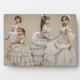 Bailarinas románticas Placa con atril