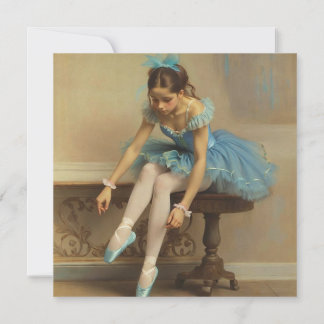 Bailarinas sentadas Tarjeta plana