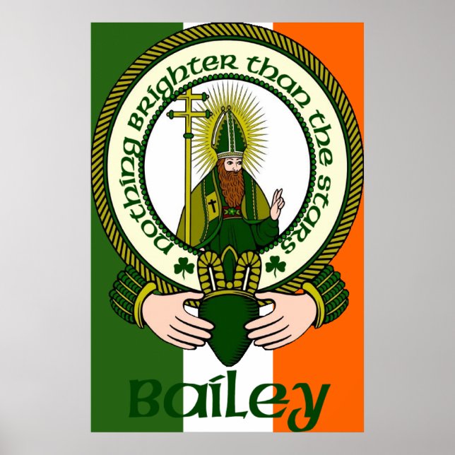 Bailey Clan Motto Poster Impressão (Frente)