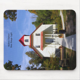 Baileys Harbor Rear Range Light mousepad em portug