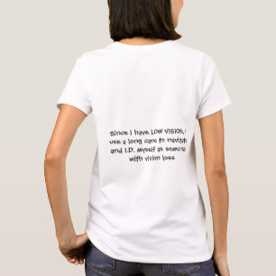 Baixa camisa da visão