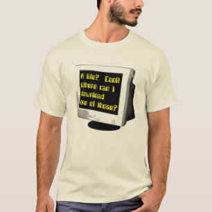 Baixar Camiseta engraçada da vida Humor de computa