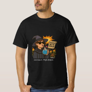 "Baixo Armor. Grande Drama." Camiseta Engraçado Ma