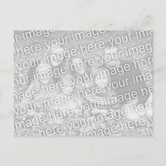 Baixo custo faça seu próprio cartão postal (Frente)