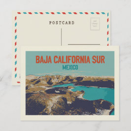 Baja California Sur lanscape, México Cartão postal