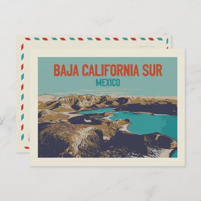 Baja California Sur lanscape, México Cartão postal (Frente/Verso)