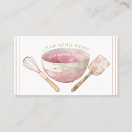 Baker Chef Caterer Cartão de visita