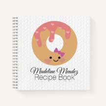 Baker Rosquinha Espiral Notebook Crianças Recebem 