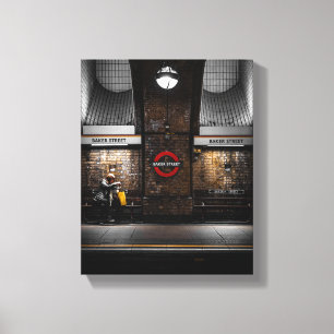 Baker Street Tube Station Canvas - Londres