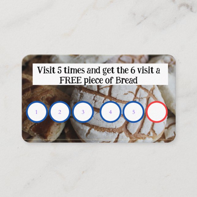 BAKERY - CARTÃO DE LEALDADE DO CLIENTE (Frente)