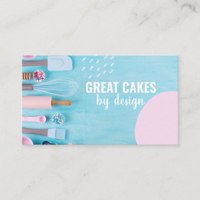 Bakery Pastery Chef Cartão de visita (Frente)