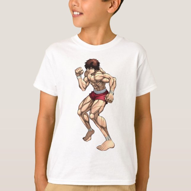 Baki, a Camiseta de Combate à Violência (Frente)