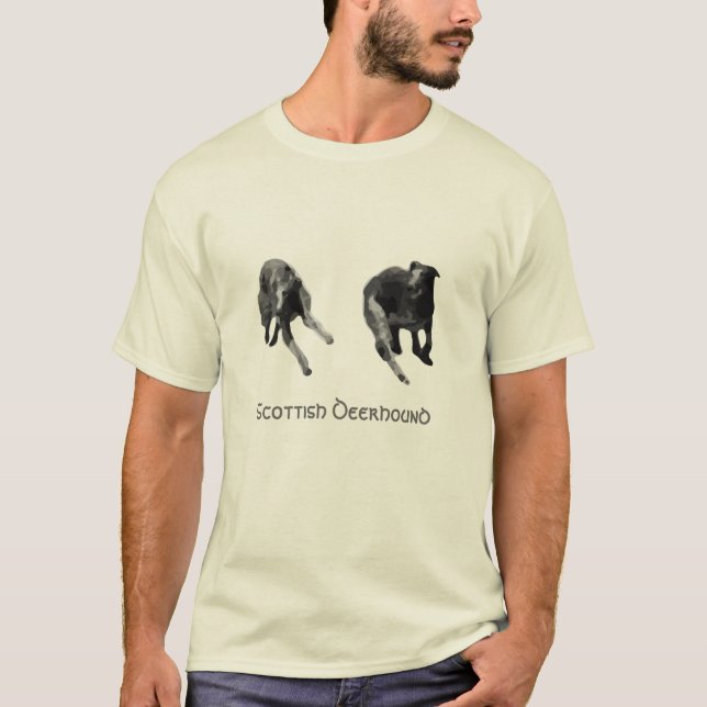 Balada de Deerhound do Scottish do t-shirt de (Frente)