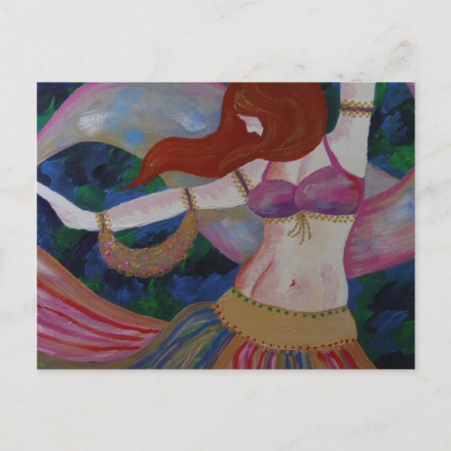 Baladi, Belly Dancer - Belos Cartões Postais De Ar (Frente)