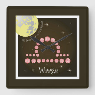 Balança 24. setembro até 23. outubro relógio