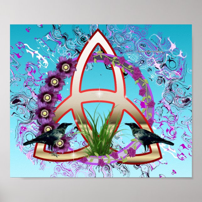 Balança de Poster Triquetra (Frente)