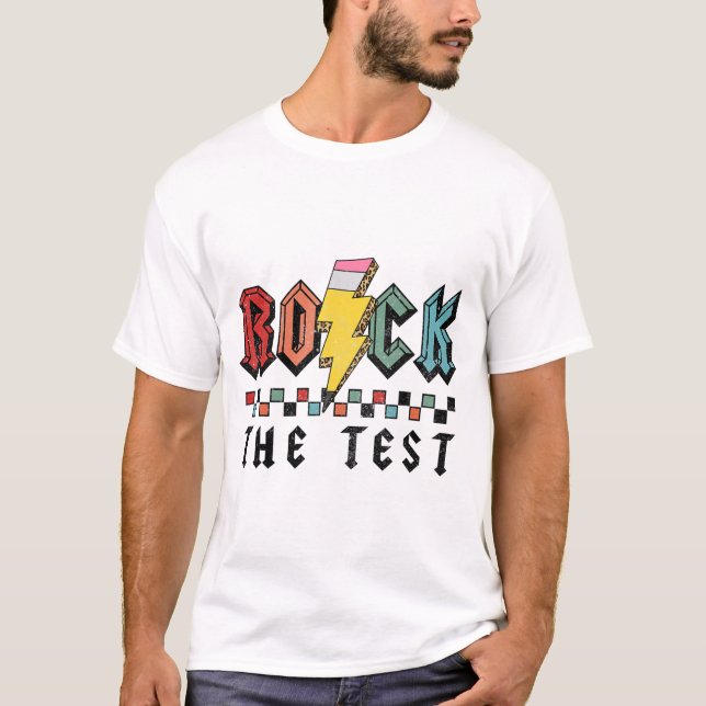 Balançar Camisas Do Dia De Teste Para Professores  (Frente)