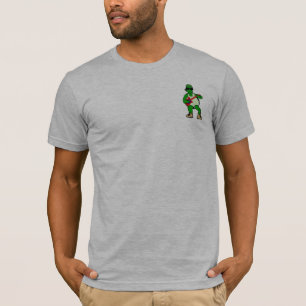 Balance o t-shirt da tartaruga (o design do bolso)