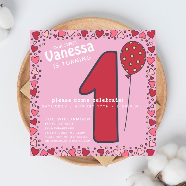 Balão Cinto - Convite para primeiros aniversarios  (Criador carregado)