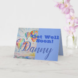 Balão de Ar Quente Consiga Bem Logo Cartão de Nome