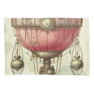 Balão de ar quente, cor-de-rosa, a vapor-jato (2)