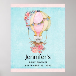 Balão de Ar Quente Cujo Curso é Poster