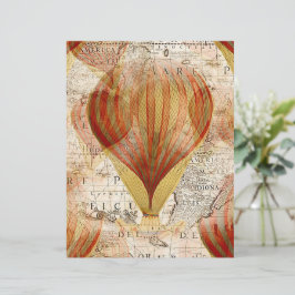 Balão de ar quente para lavagem