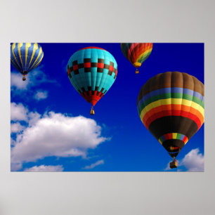 Balão de ar quente - poster