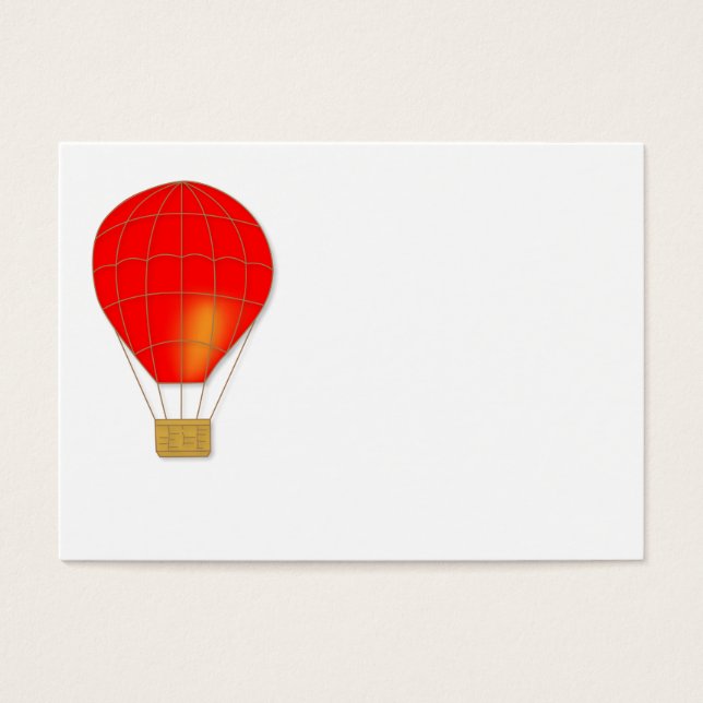 Balão de ar vermelho (Frente)