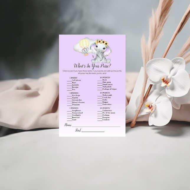 Balão De Elefante No Seu Jogo De Bebê Roxo (Criador carregado)