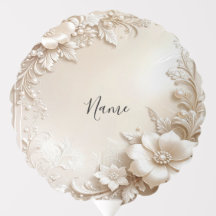 Balão de Flores de Marfim