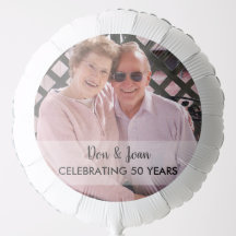 Balão de Foto de Aniversário de Casamento