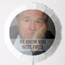 Balão de Foto de Aposentação