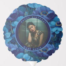 Balão De Fotografias De Anêmonas Chic Para A Vibe